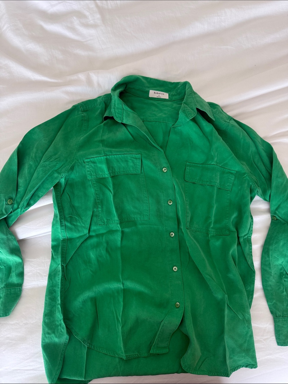 Babaton Bright Green Signature Shirt